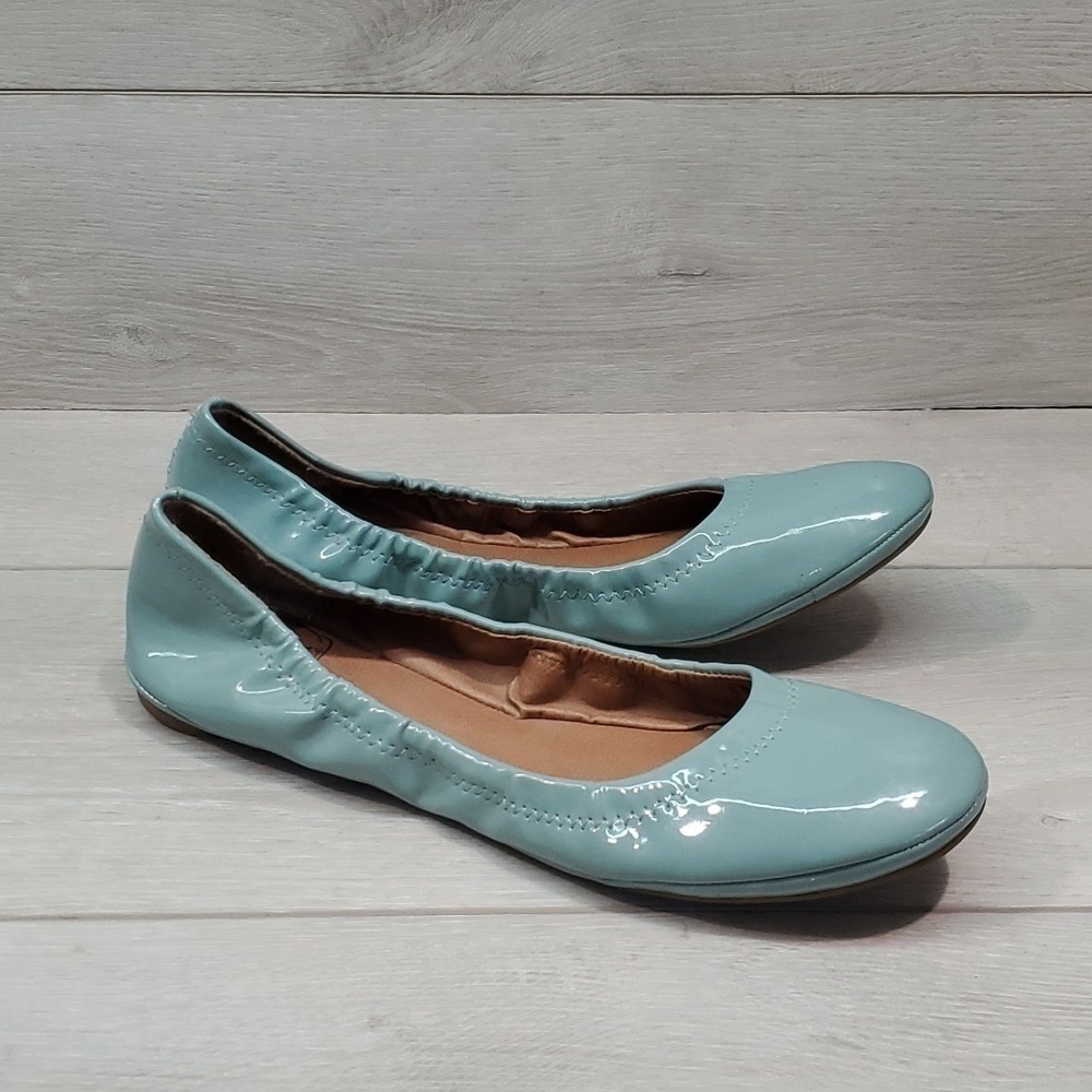 Lucky Brand Womens Erin Tiffany Aqua Loafer Slip on shoes sz 7.5B